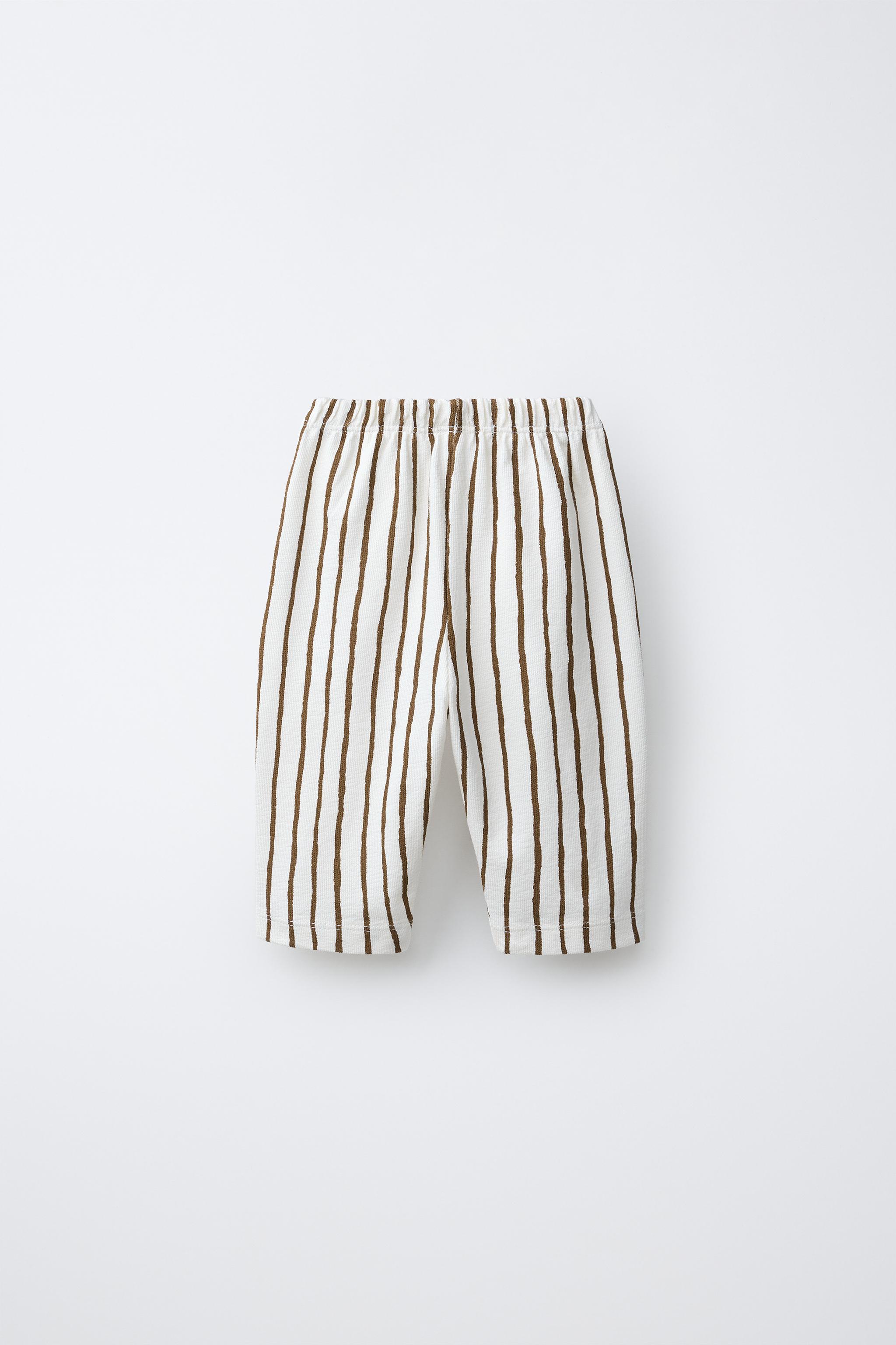 STRIPED BAGGY PANTS